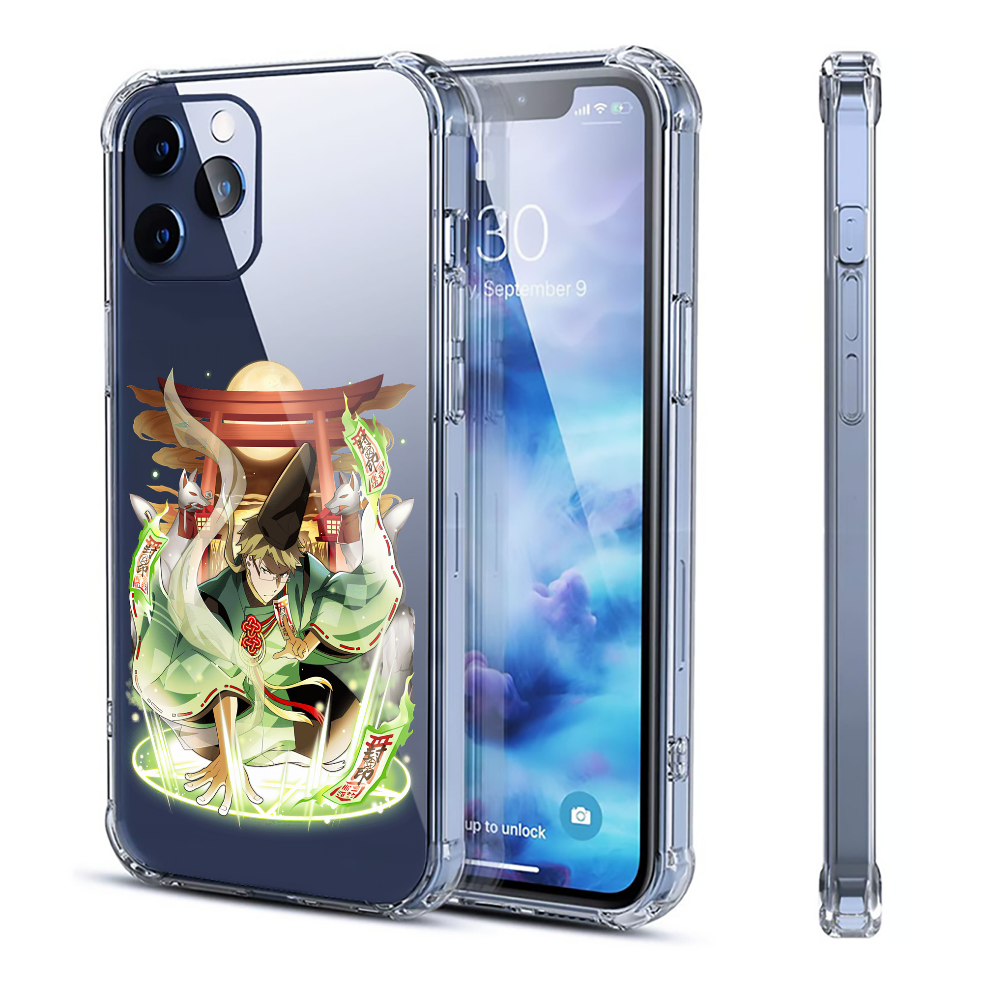 （画像用） 文豪ストレイドッグス Bungo Stray Dogs 【iPhone 12シリーズ対応】透明スマホケース（クリアソフトケース）